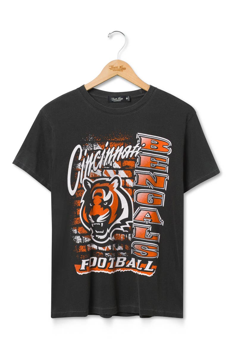 Cincinnati Bengals Brick Graphic T-Shirt, Main, color, TRUE BLACK