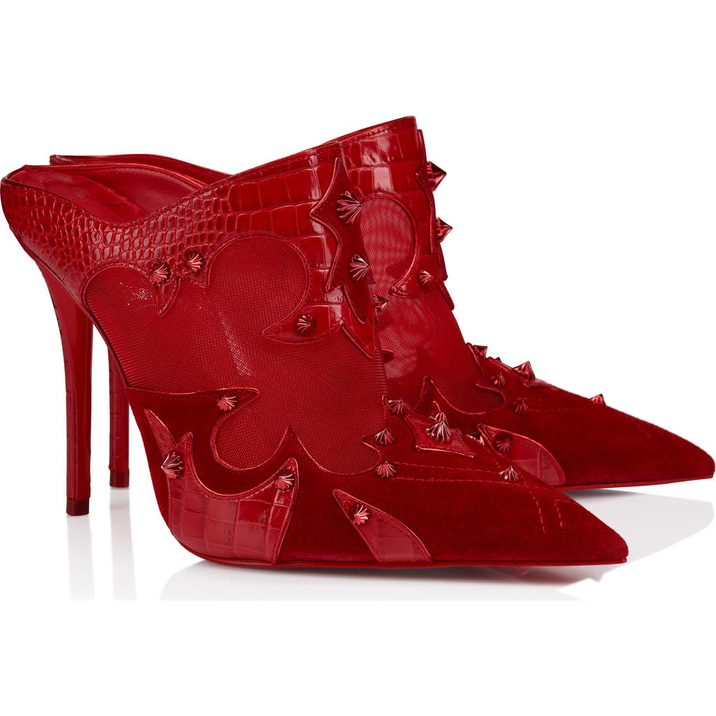Christian Louboutin Mulatiag Studded Pointed Toe Mule