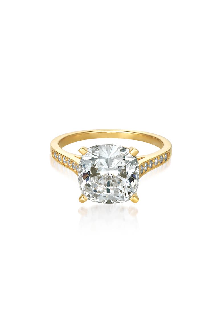 Bliss Cubic Zirconia Ring, Main, color, 18KYG/ CLEAR STONE