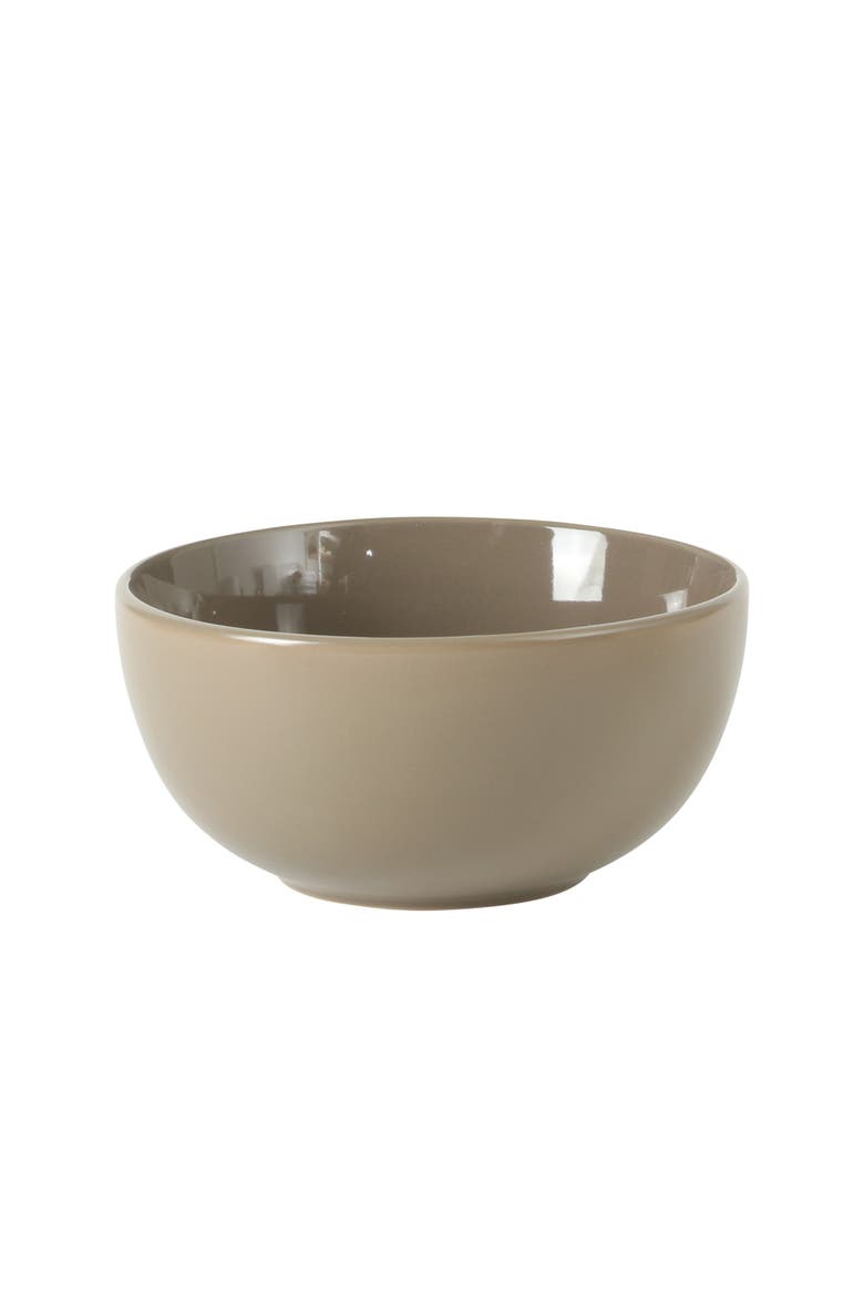 Rockaway 12 Piece Matte Two-Tone Stoneware Dinnerware Set, Service for 4, Alternate, color, Brown
