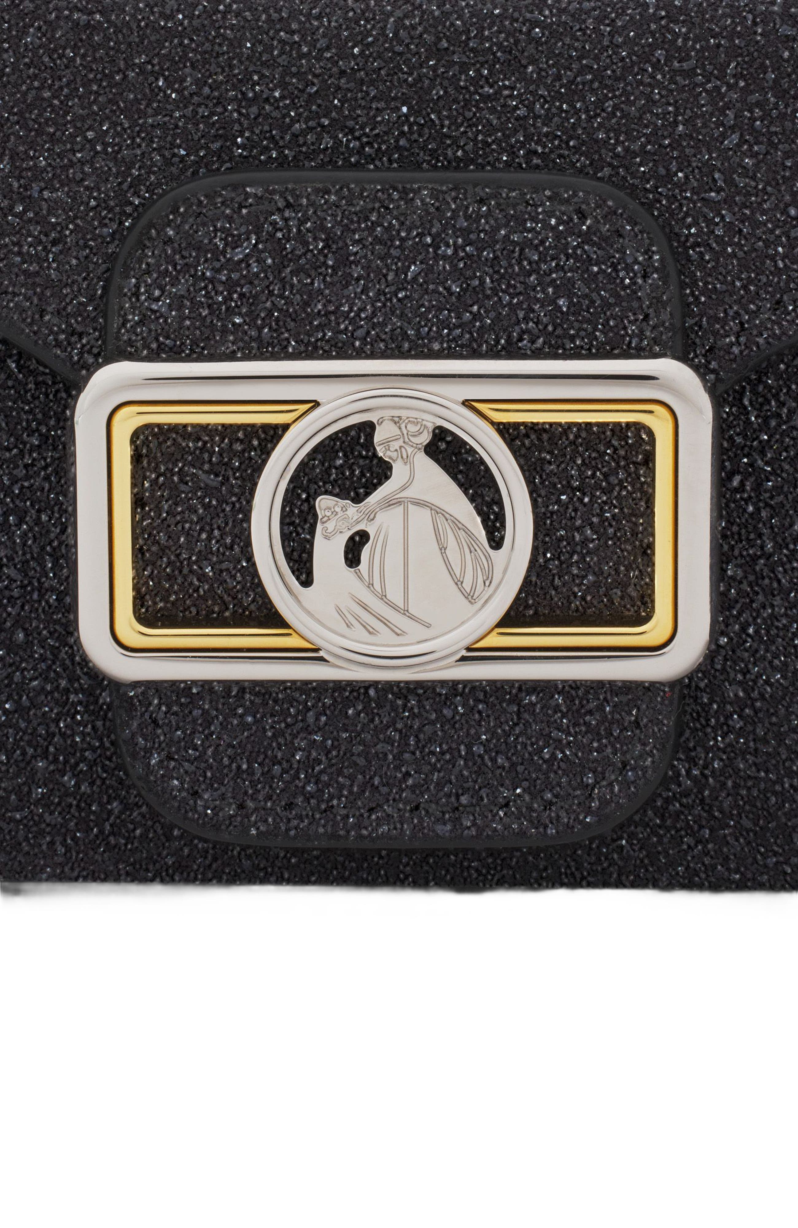 Lanvin Micro Pencil Cat Bag In Suede, Alternate, color, 