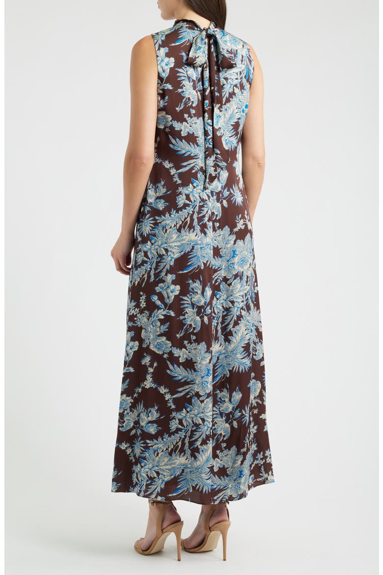 The Sonja Sleeveless A-Line Dress, Alternate, color, FLORAL EARTH PRINT