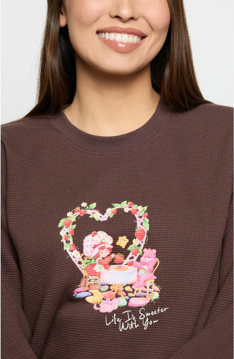 Samii Ryan LIFE IS SWEET THERMAL LONGSLEEVE, Alternate, color, Brown