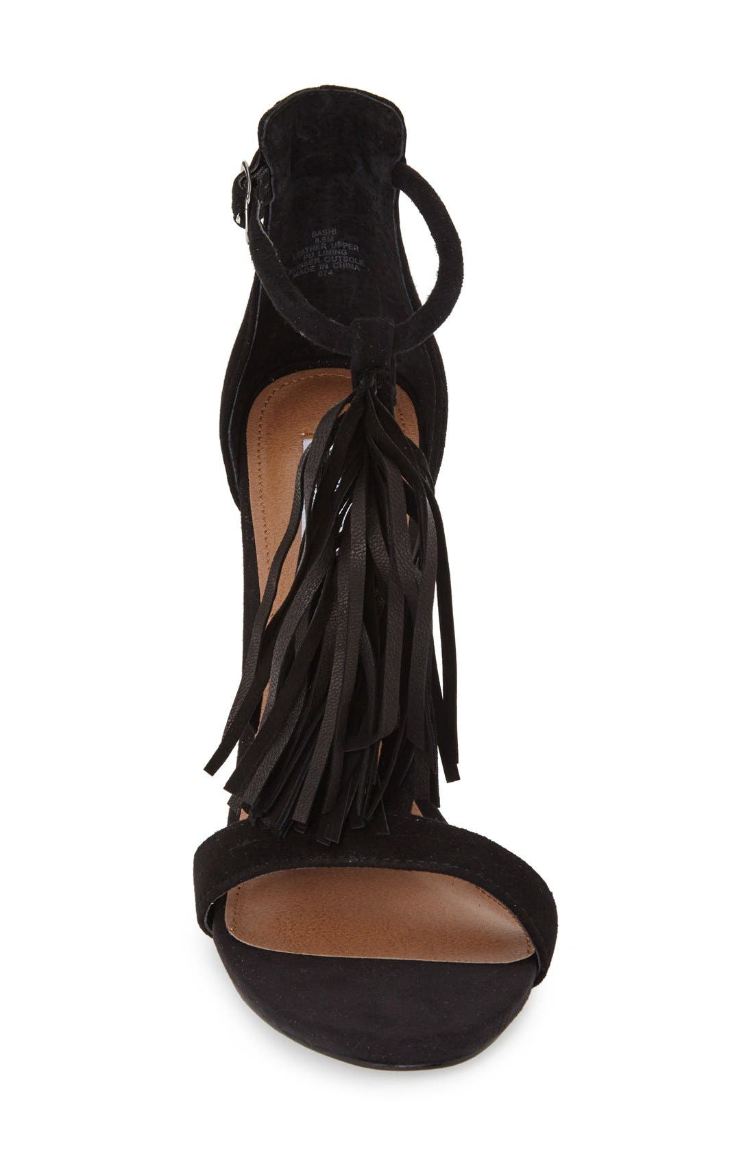 Steve Madden 'Sashi' Fringe Sandal, Alternate, color, 