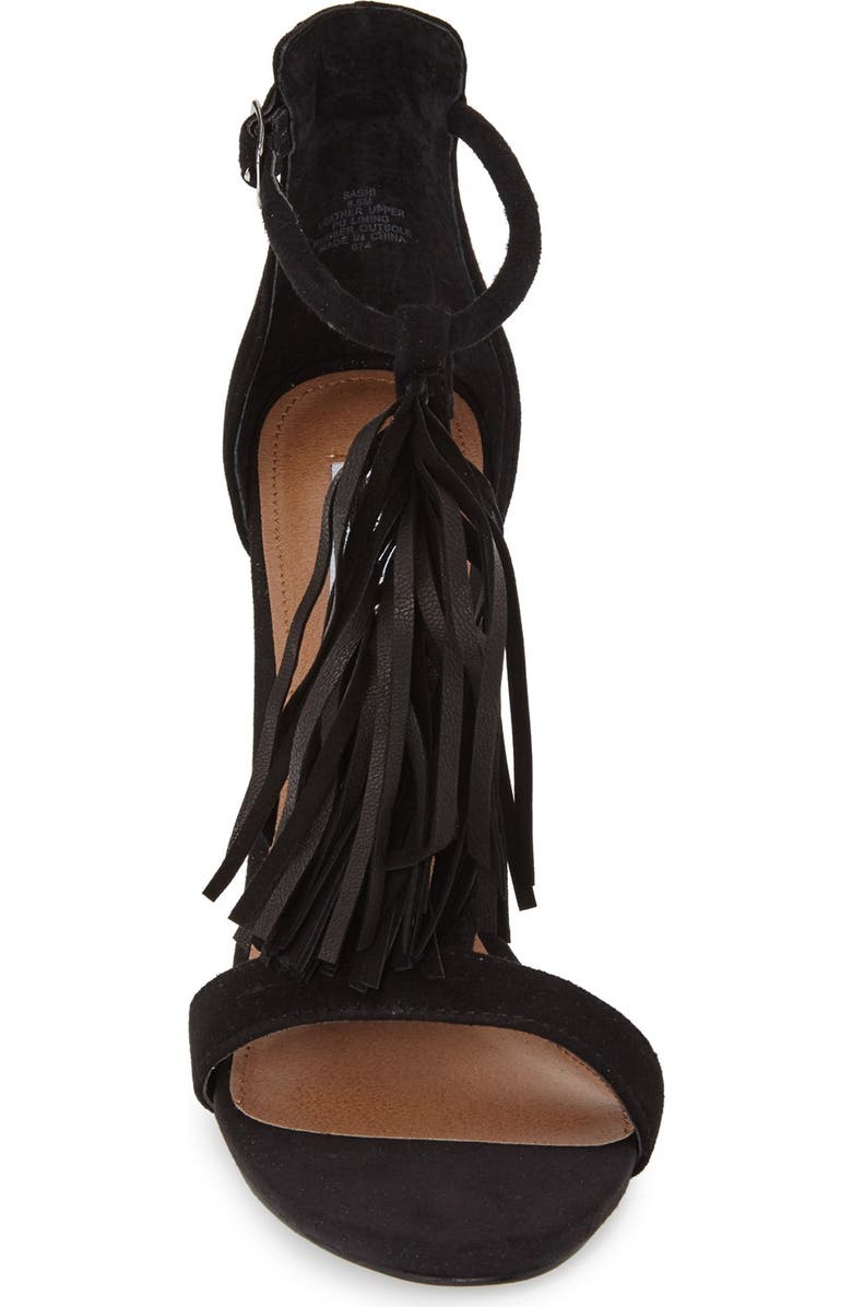 Steve Madden 'Sashi' Fringe Sandal, Alternate, color,