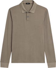 Theory Goris Anemone Milano Long Sleeve Polo