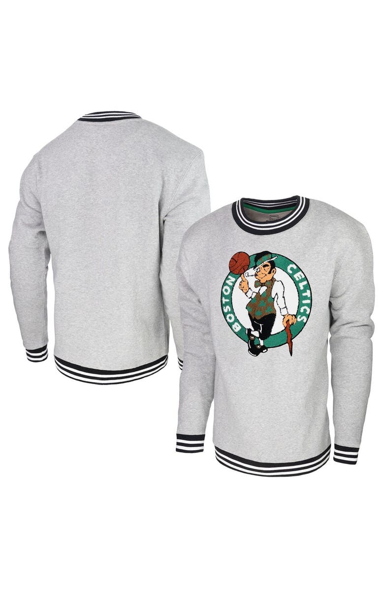 Stadium Essentials Men's Stadium Essentials Black Boston Celtics Club Level Pullover Sweatshirt, Alternate, color, 