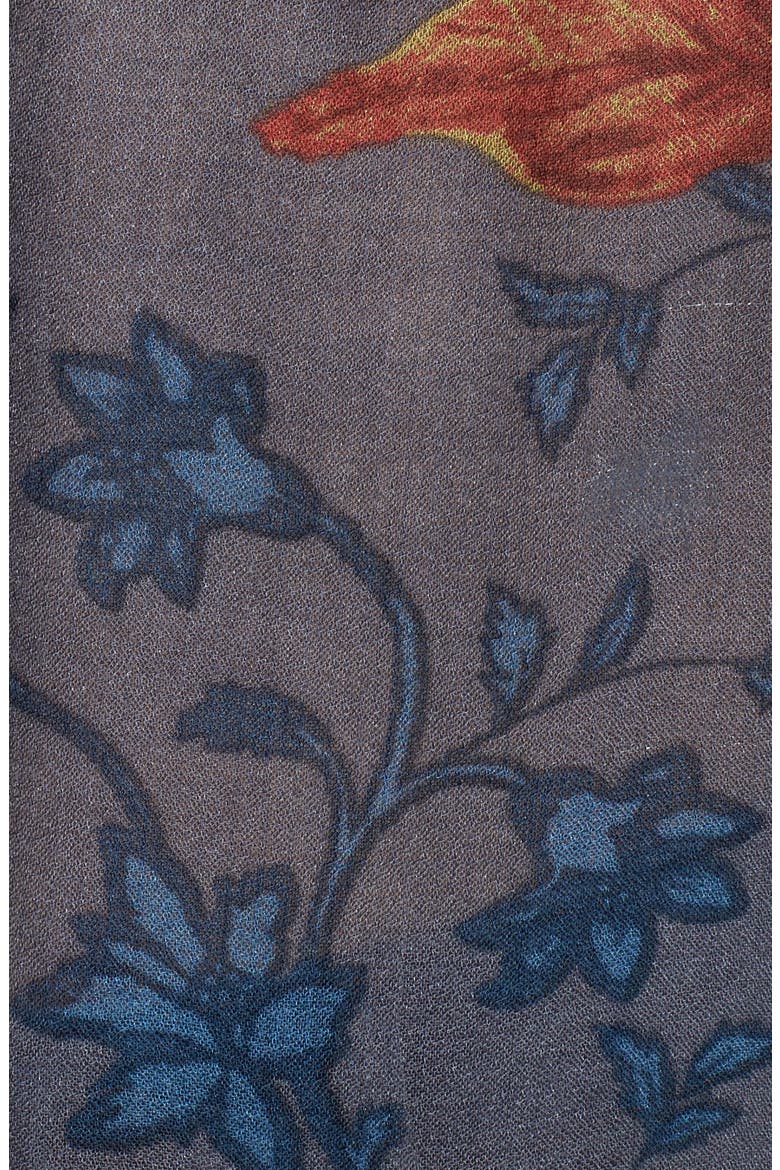 Tie Back Tunic, Alternate, color, NAVY CHARCOAL PRECIOUS FLORAL