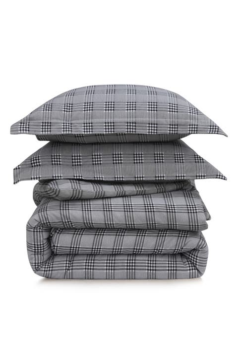 Savannah Cotton Flannel Duvet Cover & Sham Set