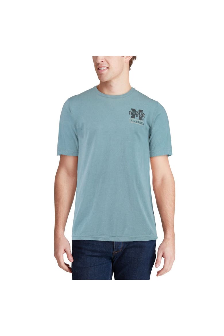 Men's Blue Mississippi State Bulldogs State Scenery Comfort Colors T-Shirt, Alternate, color, Blue
