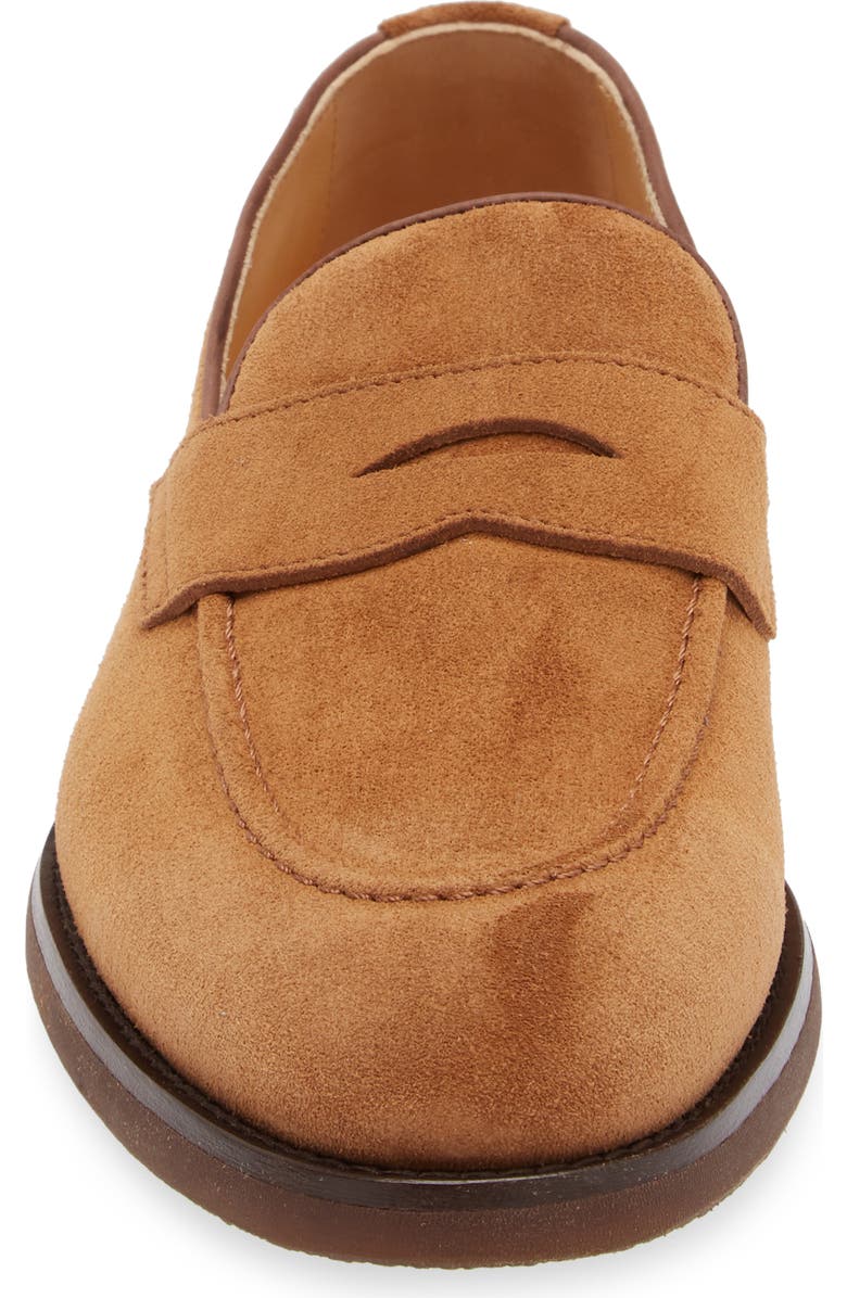 Brunello Cucinelli Suede Penny Loafer, Alternate, color,