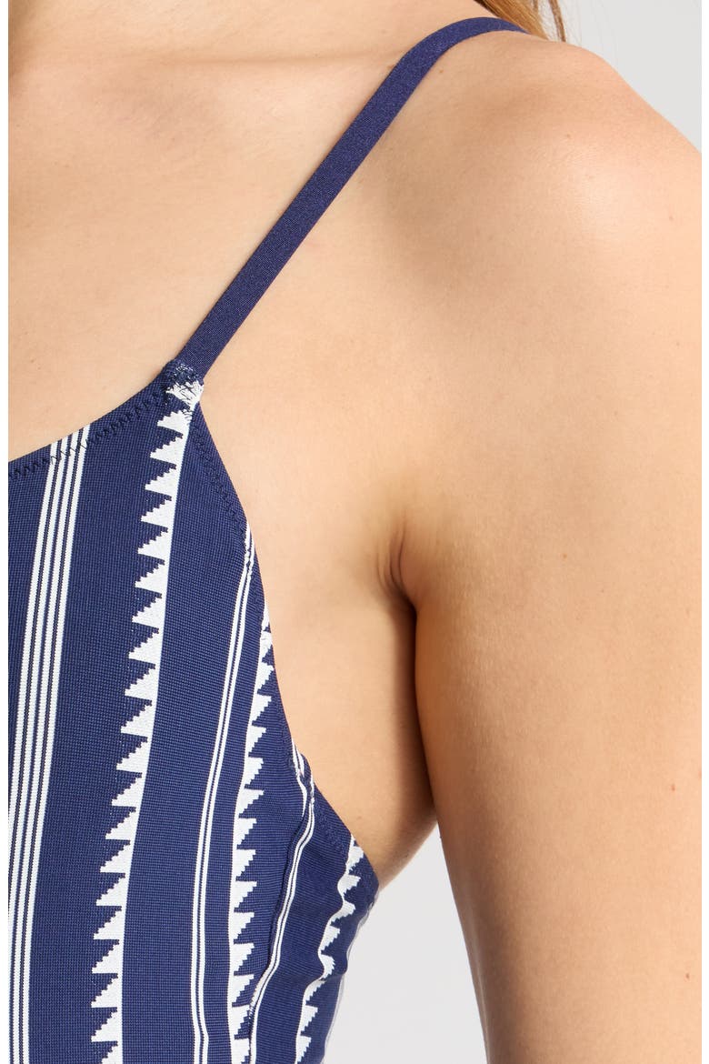 Elene One-Piece Swimsuit, Alternate, color, NUNU NAVY