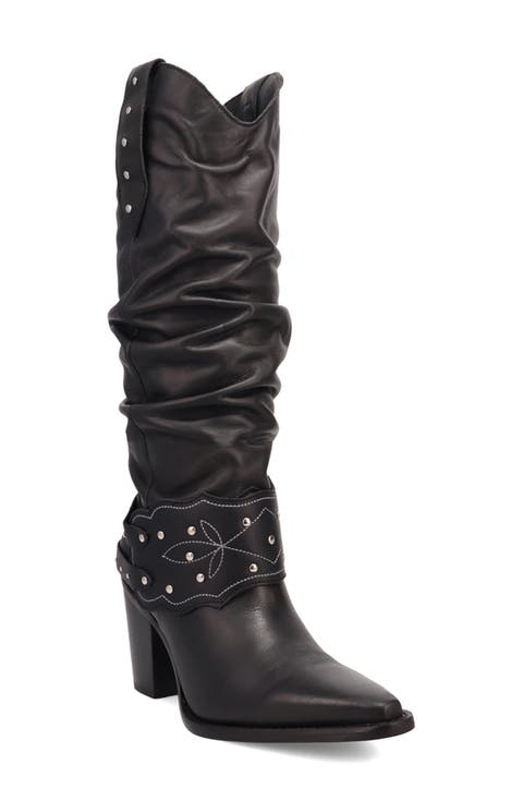 Grit n' Grace Pointed Toe Western Boot (Women) (Narrow Calf)
