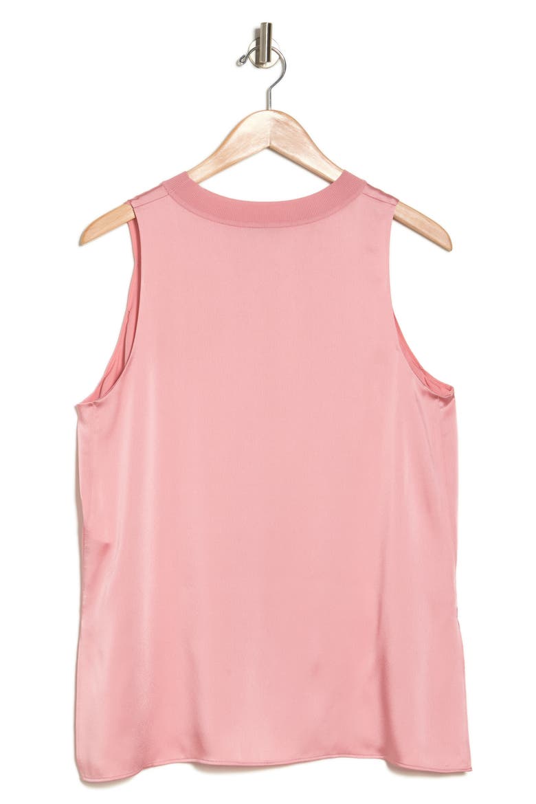 Satin Rib Crewneck Tank, Alternate, color, LIGHT ROSE ROOT