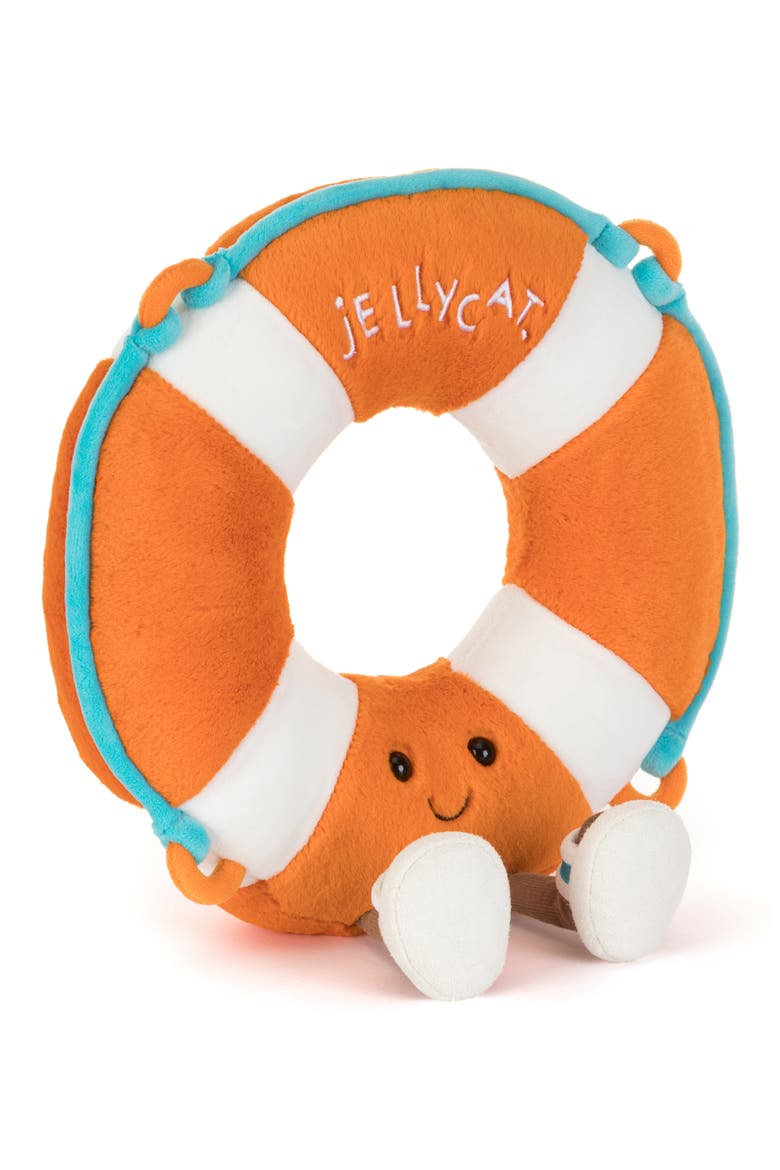 Amuseables Life Ring Large Plushie, Alternate, color, ORANGE