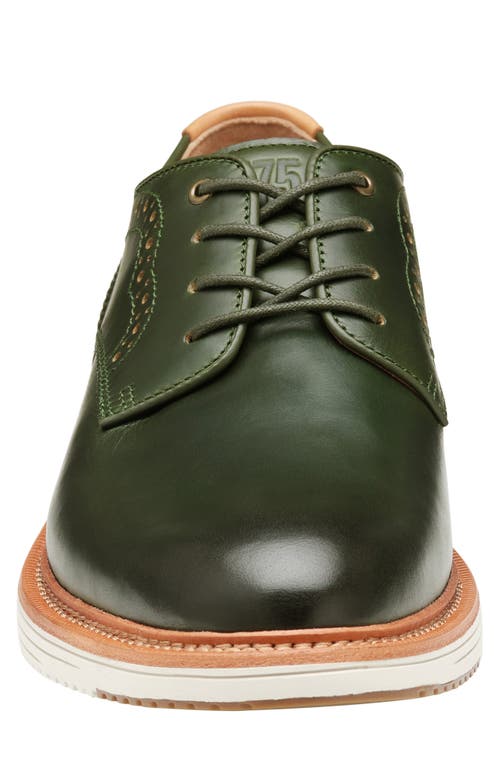 Johnston & Murphy Upton 175th Plain Toe Derby In Green