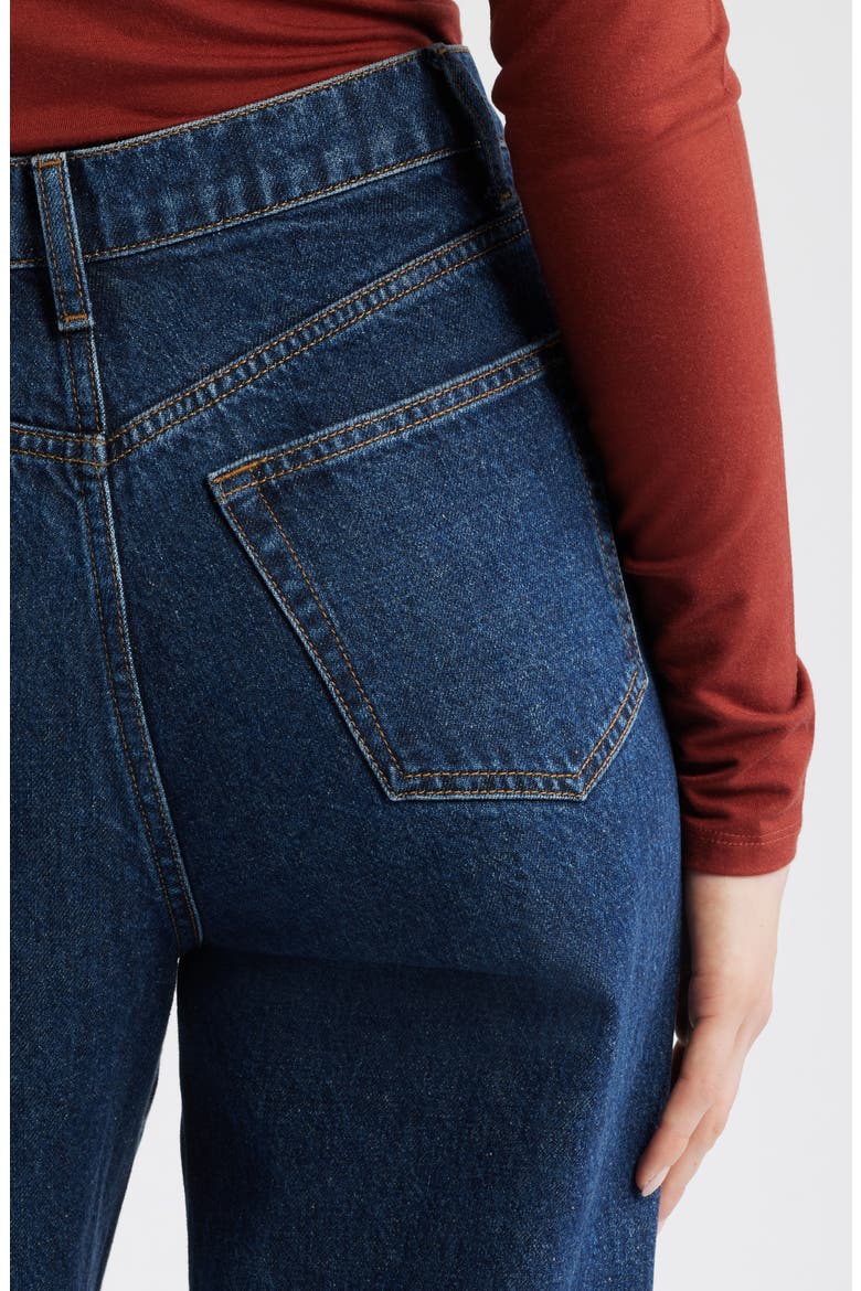 Cary Slouchy High Rise Wide Leg Jeans, Alternate, color, TITAN