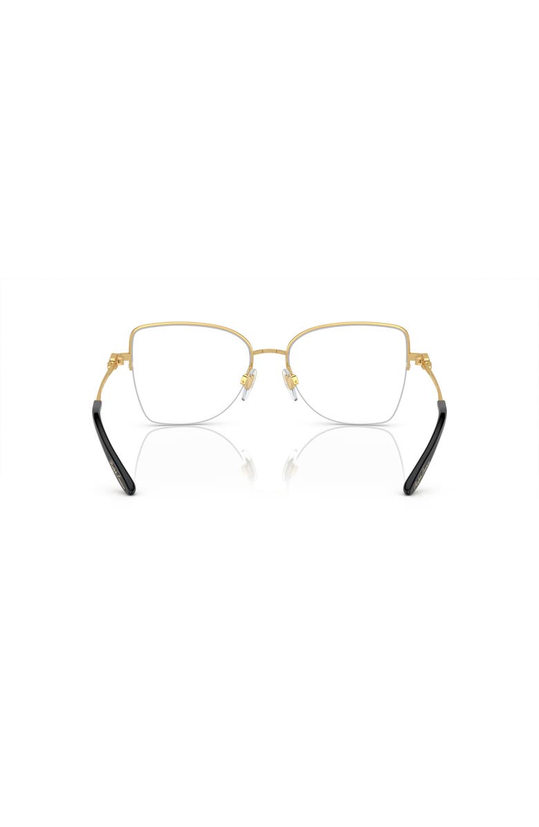 Ralph Lauren 54mm Butterfly optical glasses, Alternate, color, Gold