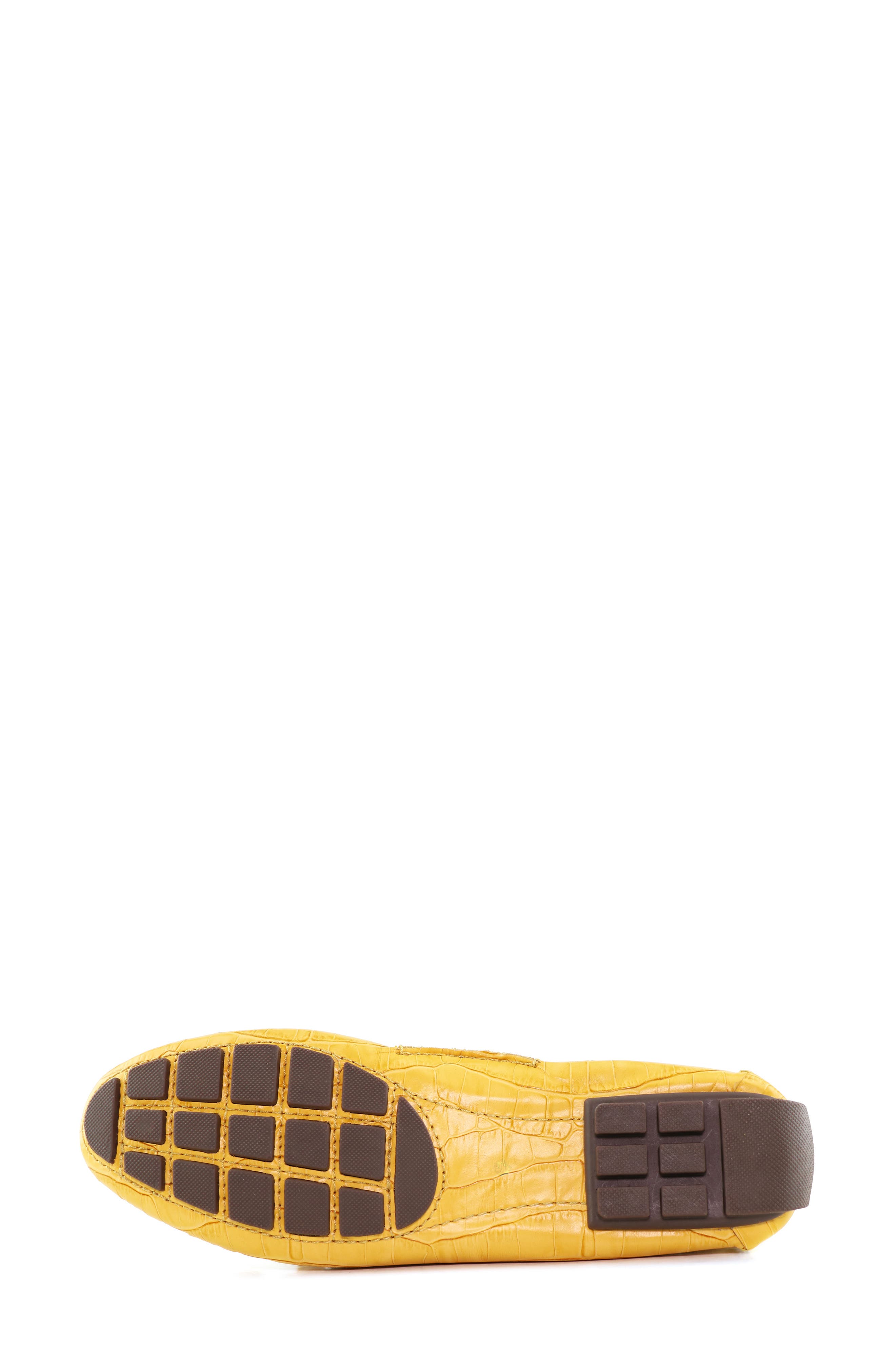 Cypress Hill Croco Tiebow Driver Loafer, Alternate, color, SUNFLOWER CROCO