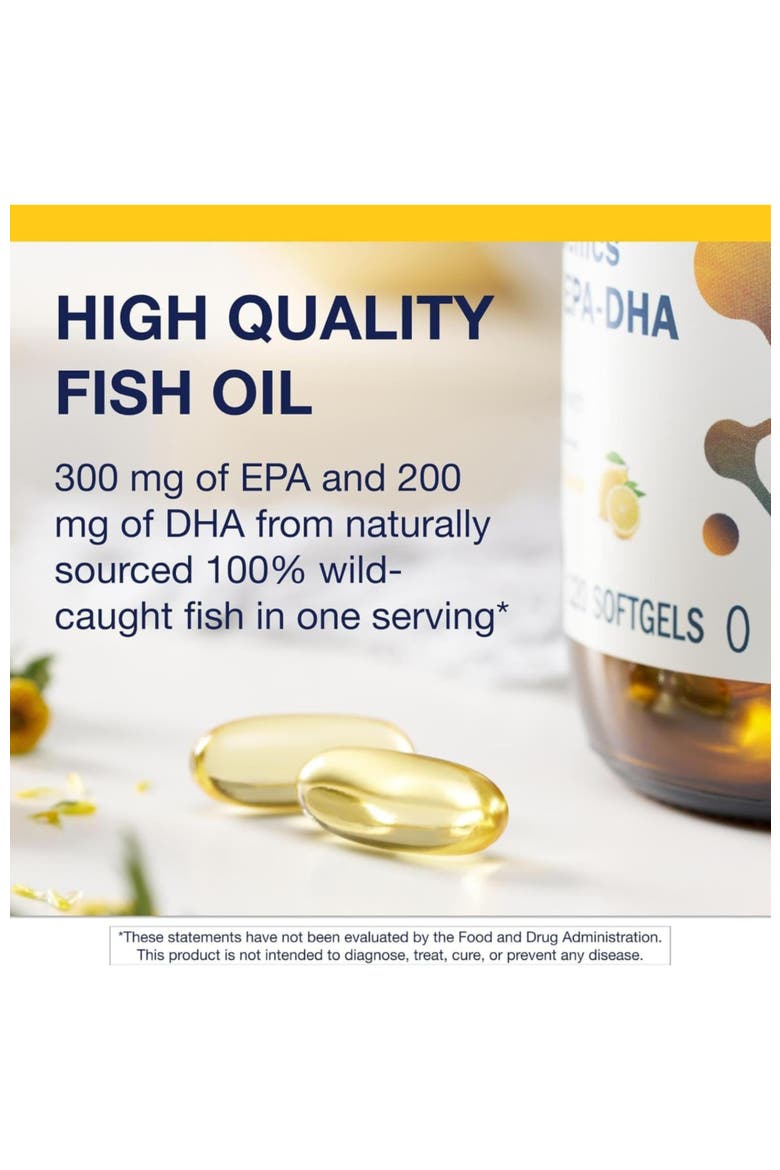 OmegaGenics High Potency EPA-DHA Fish Oil Supplement 120 Softgels, Alternate, color, None