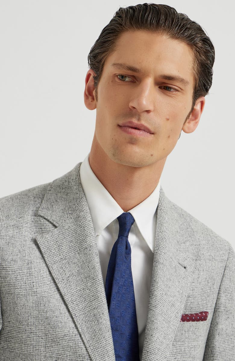 Brunello Cucinelli Necktie with pattern, Alternate, color, Blue