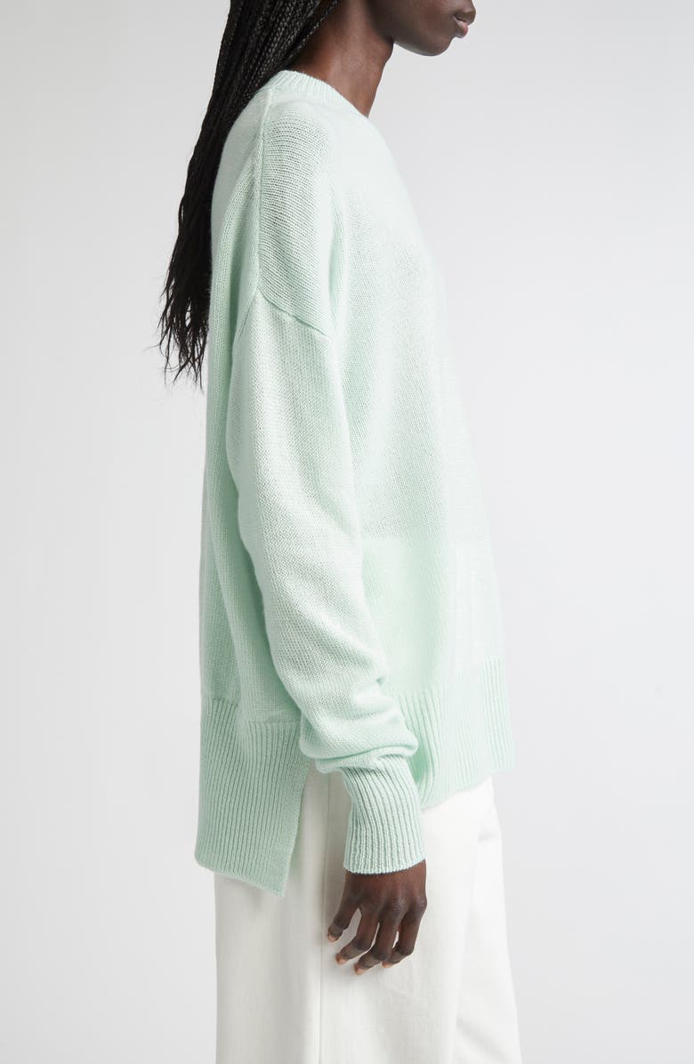 Jil Sander Slouchy Crewneck Cashmere Sweater, Alternate, color, Apple