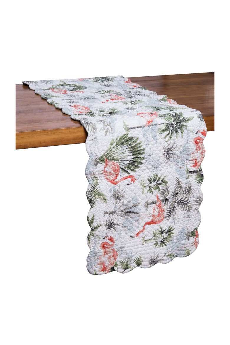 Flamingo Breeze Table Runner 14" x 51", Alternate, color, Pink