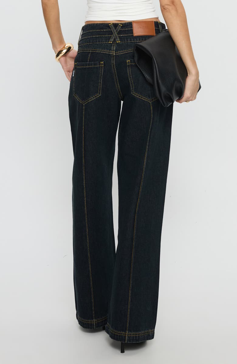 Princess Polly Hannalee Low Rise Wide Leg Jeans, Alternate, color, Grunge Wash