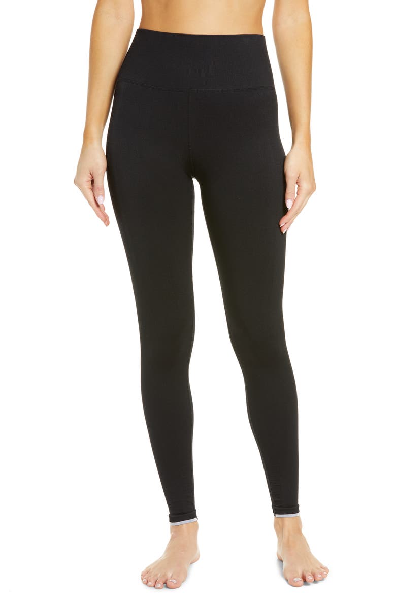 Zella Women's Tipped Seamless Leggings, Main, color, 