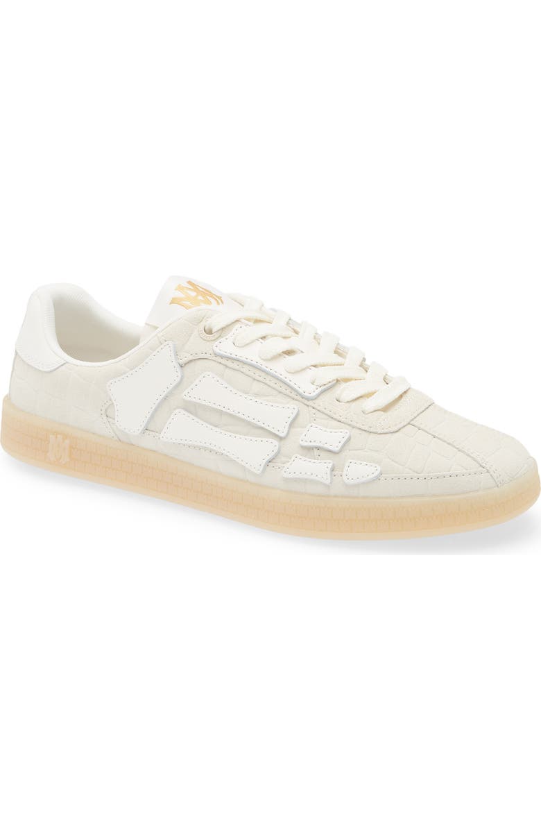 AMIRI Pacific Bones Sneaker, Main, color, Alabaster