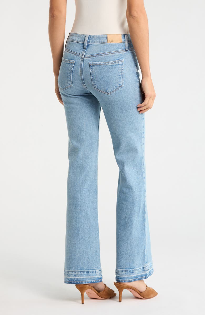 PAIGE Sofia Release Hem Flare Jeans, Alternate, color, Touring