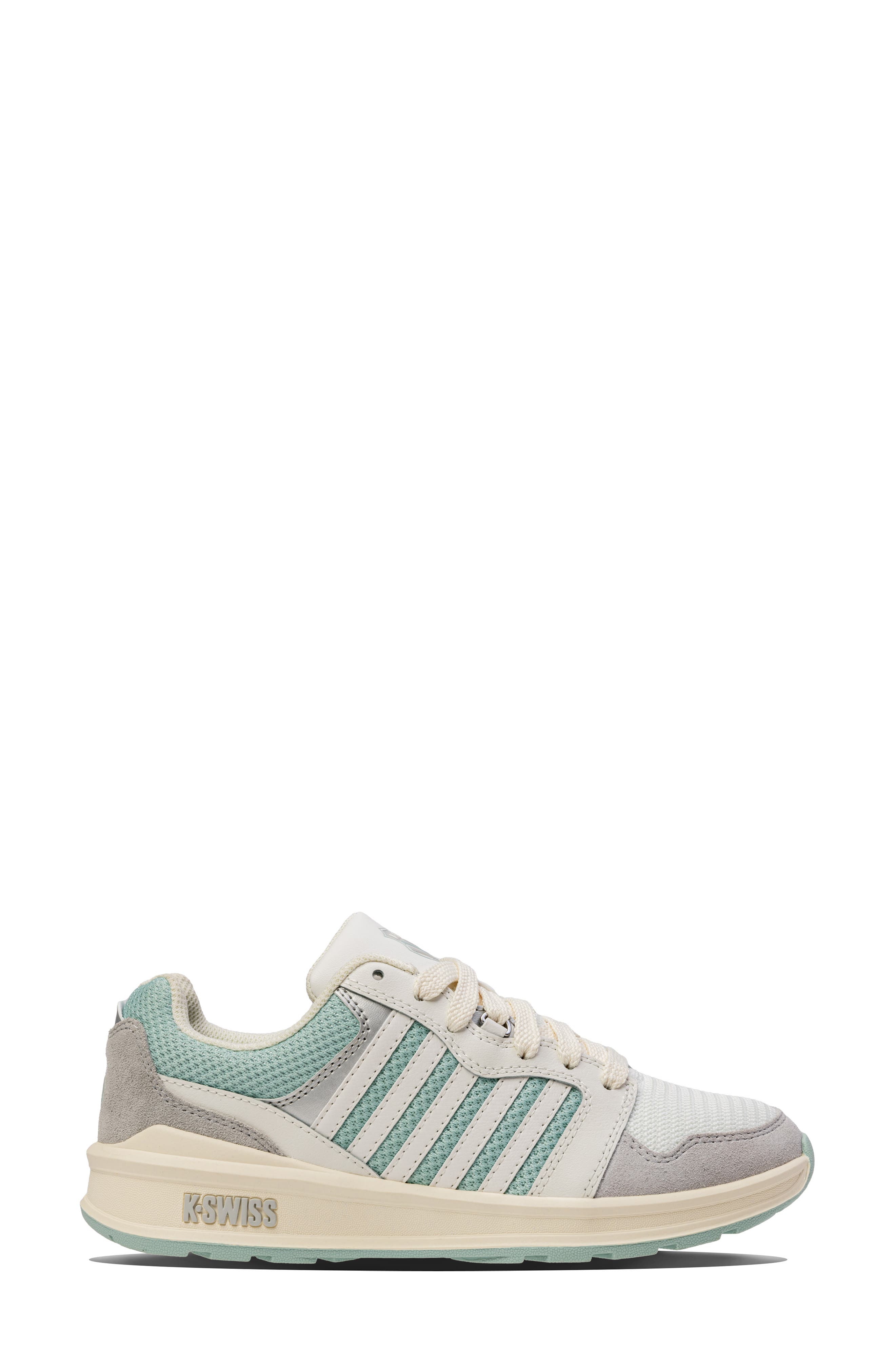 Rival Trainer Sneaker, Alternate, color, BLANC/ SURF SPRAY/ GREY