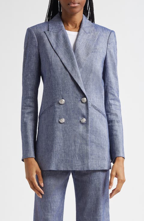 Dale Linen Blend Dickey Jacket