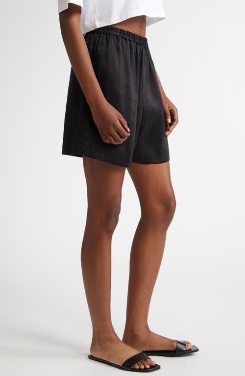 LOULOU DE SAISON LOULOU DE SAISON ADONIA ELASTIC WASIT LINEN & SILK SHORTS