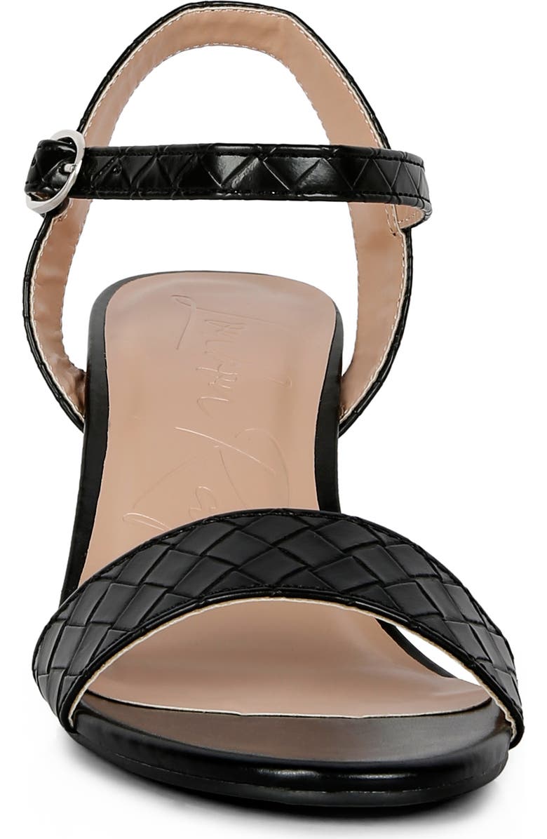 LONDON RAG Poiret Block Heel Sandal, Alternate, color, Black