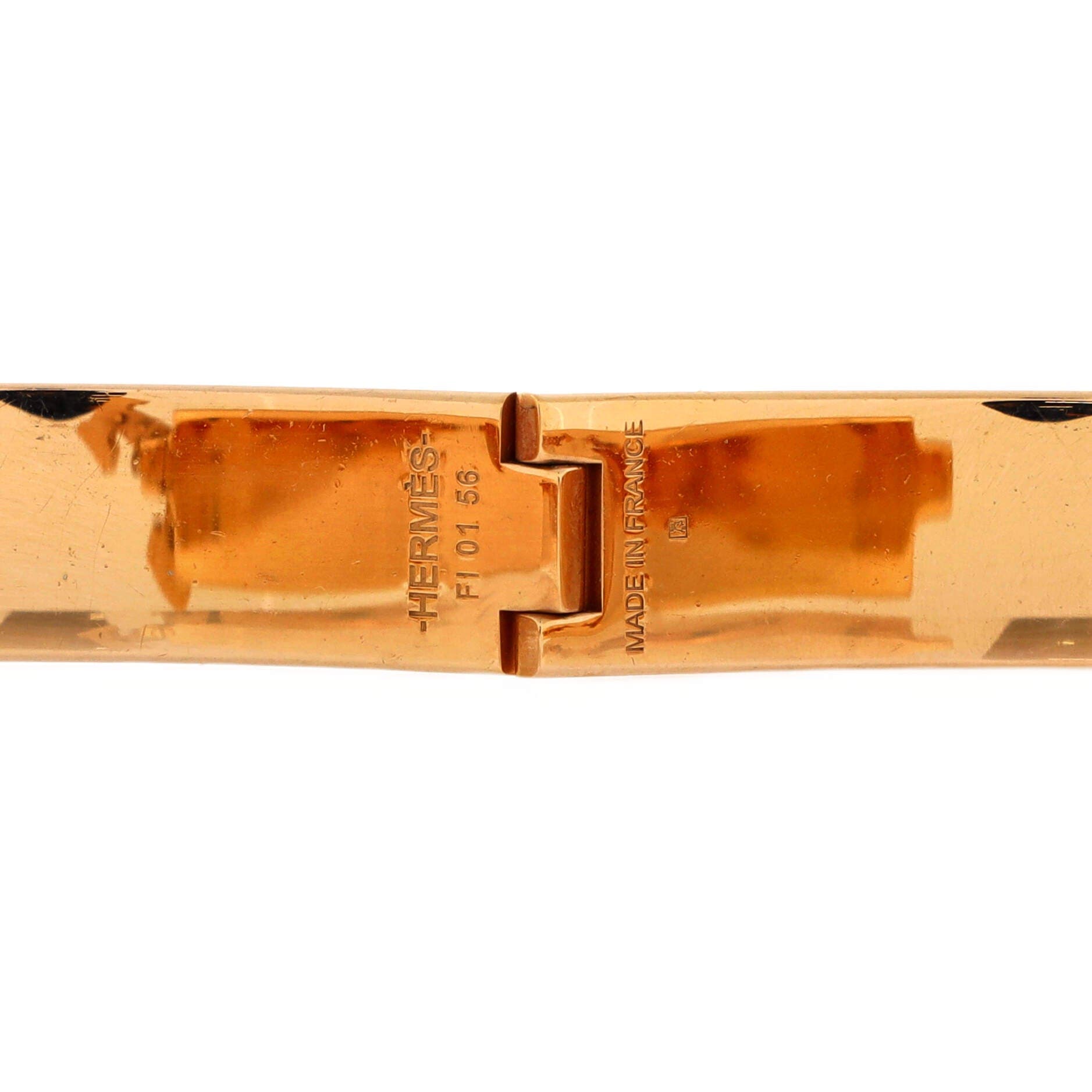 Clic H Bracelet Enamel Narrow, Alternate, color, Pink