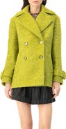 IVONNE Double-Breasted Coat with Maxi Lapel