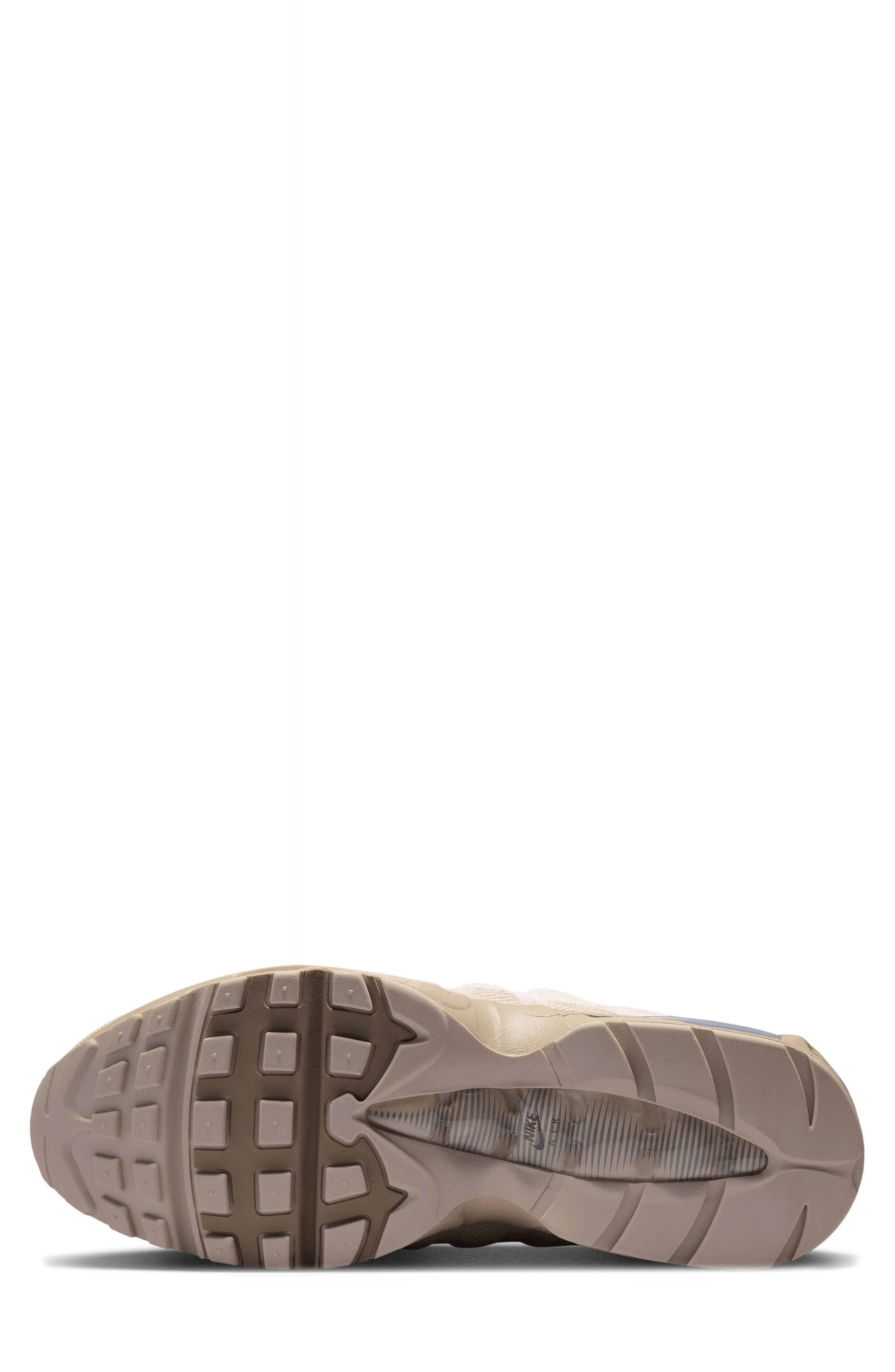 Air Max 95 Big Bubble Sneaker, Alternate, color, CREAM/ LIGHT BROWN/ NEWSPRINT