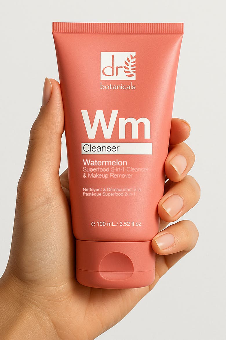 Superfood 2-in-1 Cleanser & Makeup Remover with Glycolic Acid, Salicylic Acid & Lactic Acid, Alternate, color, White