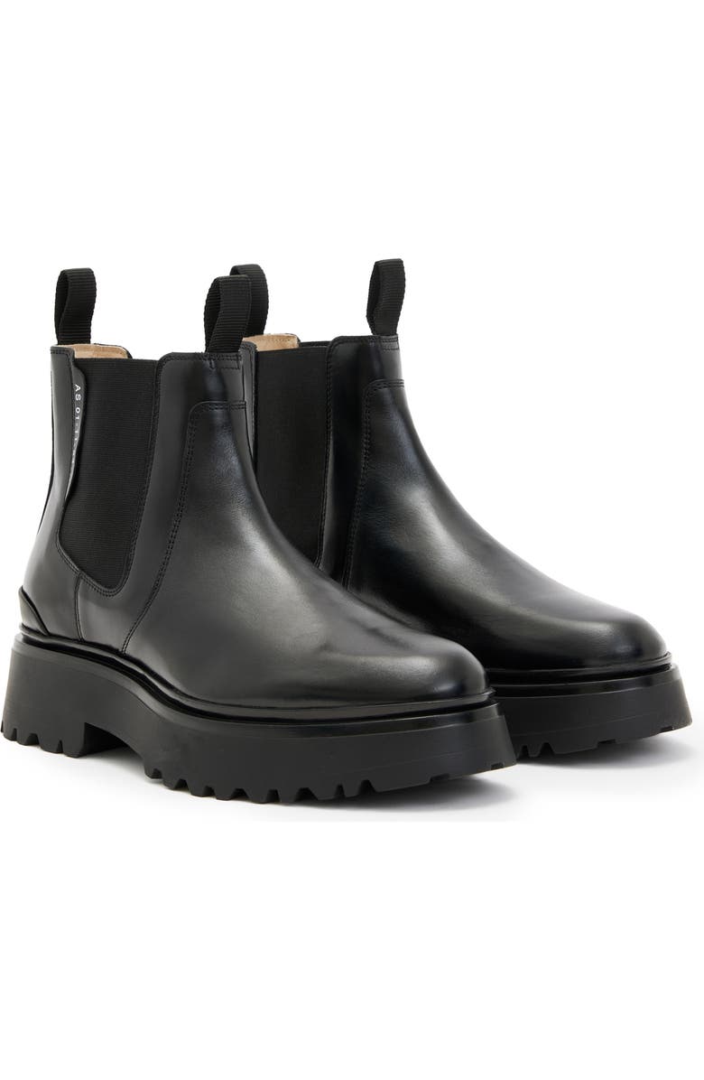 AllSaints Arlo Lug Chelsea Boot, Main, color,