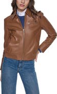 Cole Haan Signature Leather Bomber Jacket