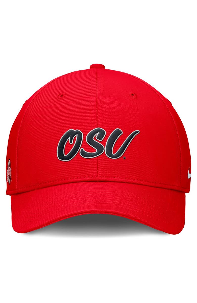 Nike Men's Nike Scarlet Ohio State Buckeyes Club Adjustable Hat, Alternate, color,