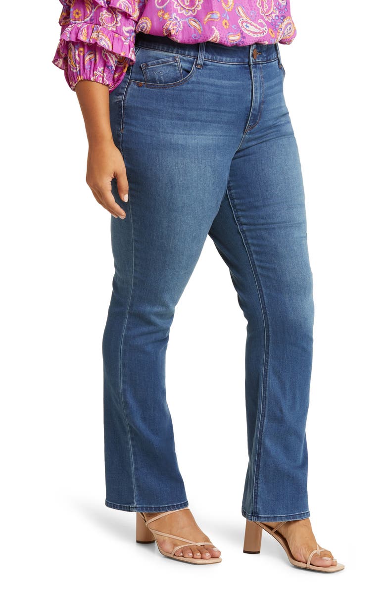 Wit & Wisdom 'Ab'Solution High Waist Itty Bitty Bootcut Jeans, Alternate, color, 