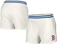 LUSSO Women's Lusso  White Boston Red Sox Maeg Tri-Blend Pocket Shorts