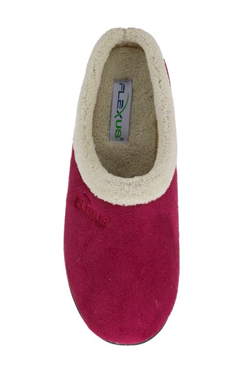 Flexus By Spring Step Ivana Scuff Slipper In Burgundy