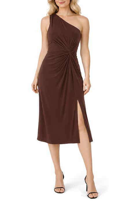 One-Shoulder Midi Dress