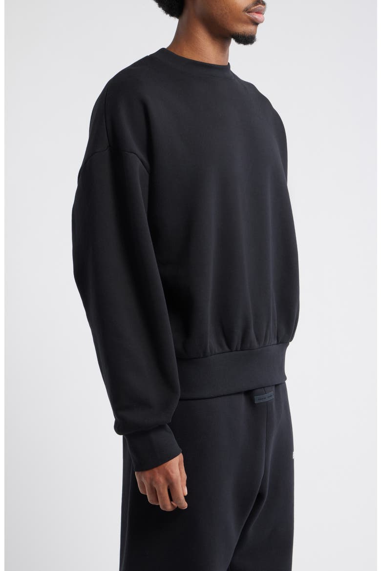 Classic Fit Fleece Crewneck Sweatshirt, Alternate, color, VINTAGE BLACK