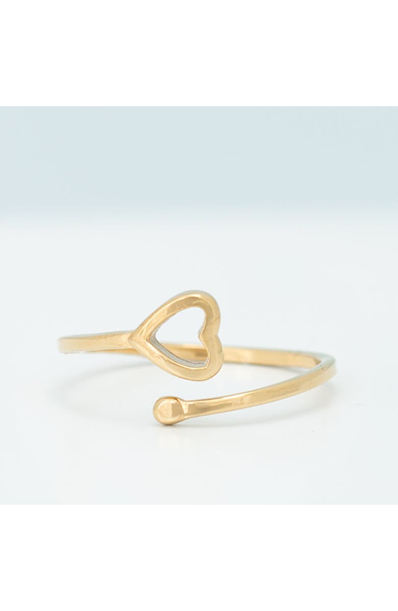 Starfish Project Ada Gold Heart Ring, Alternate, color, Gold