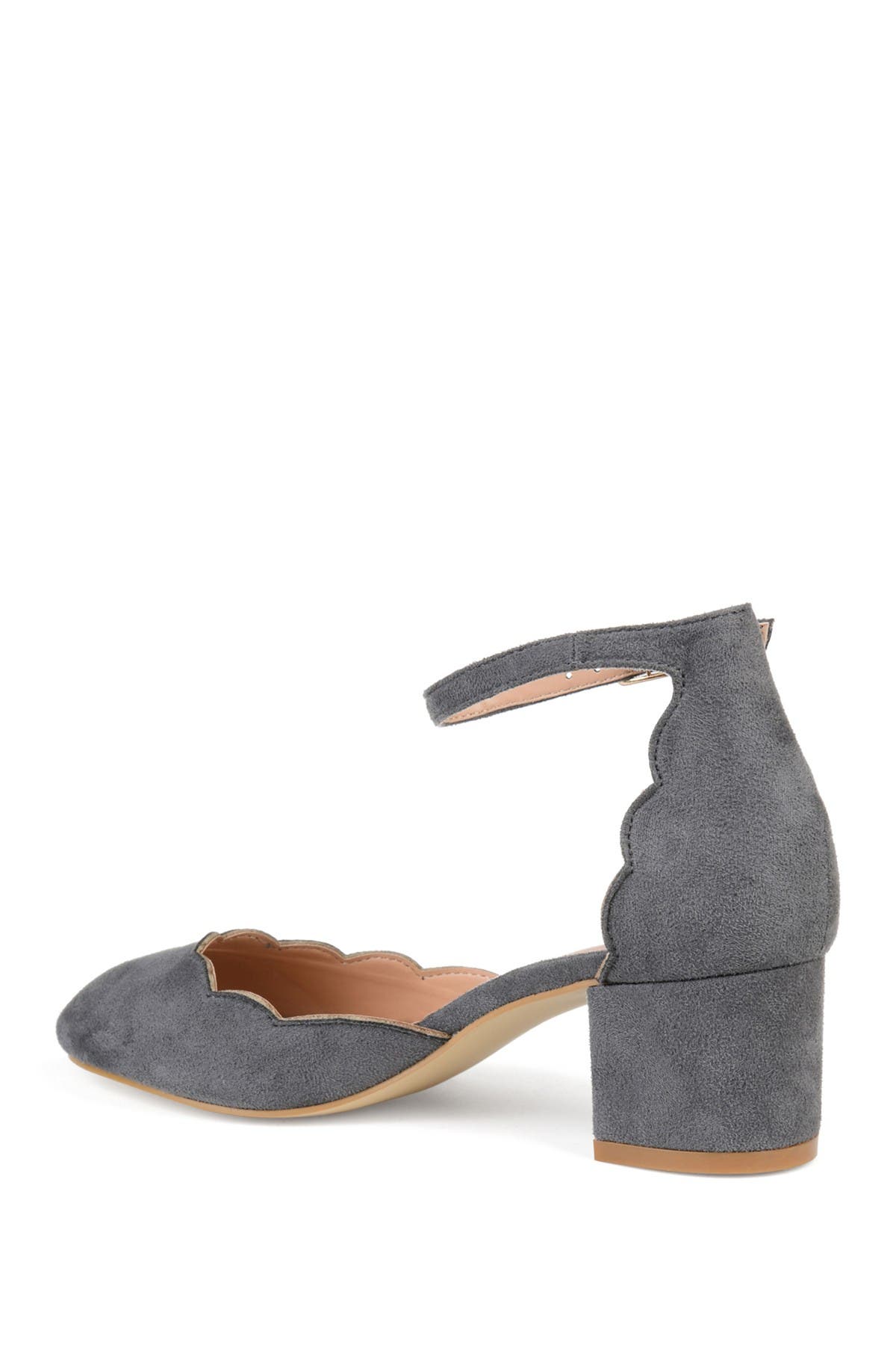Edna Scallop Trim Pump, Alternate, color, GREY