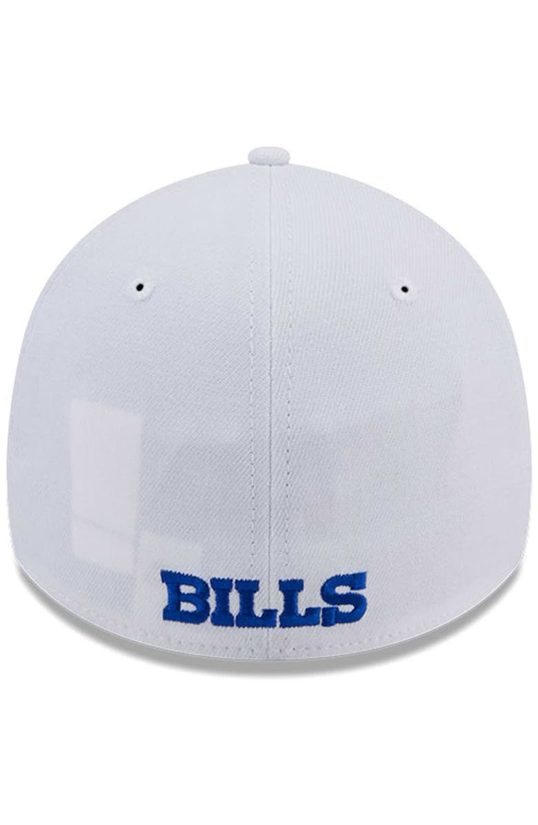 New Era Men's New Era White Buffalo Bills Main 39THIRTY Flex Hat, Alternate, color, 
